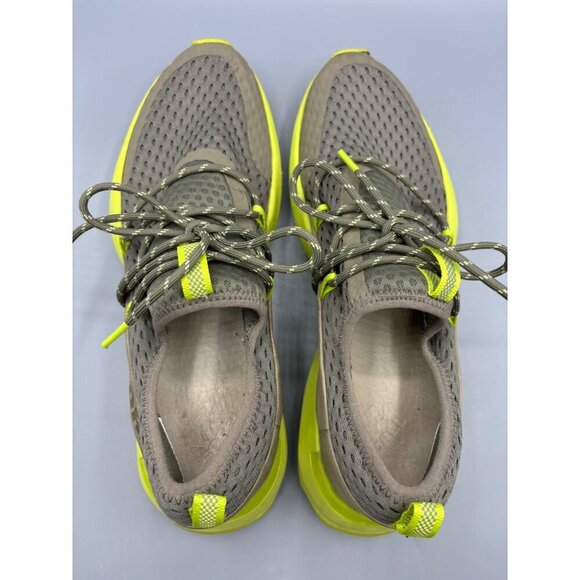 Sorel Kinetic Impact Lace Sneakers Sz 10 Womens Mesh Athletic‎ Shoes Gray Yellow - Picture 4 of 8